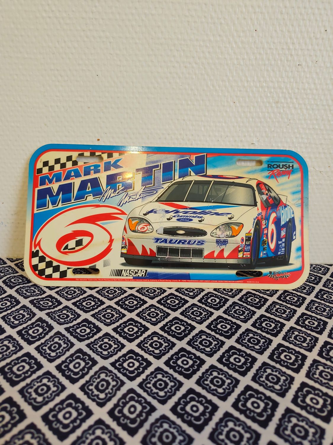 POUR BAJAMIN ( PLAQUE NASCAR)