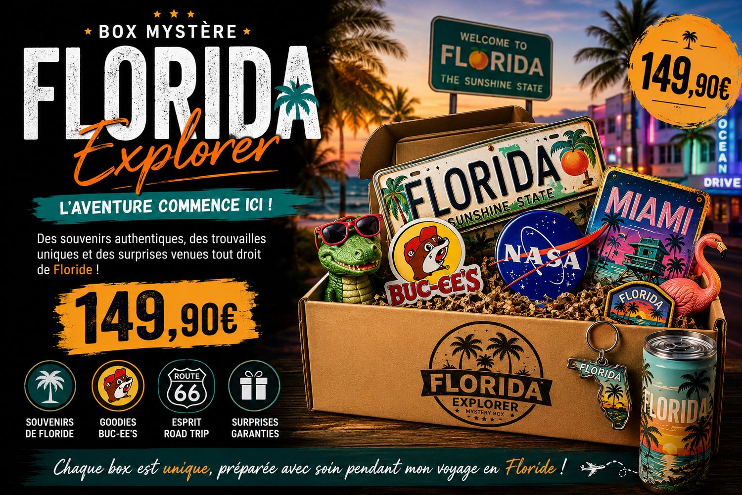 BOX MYSTÈRE DE FLORIDE EXPLORER
