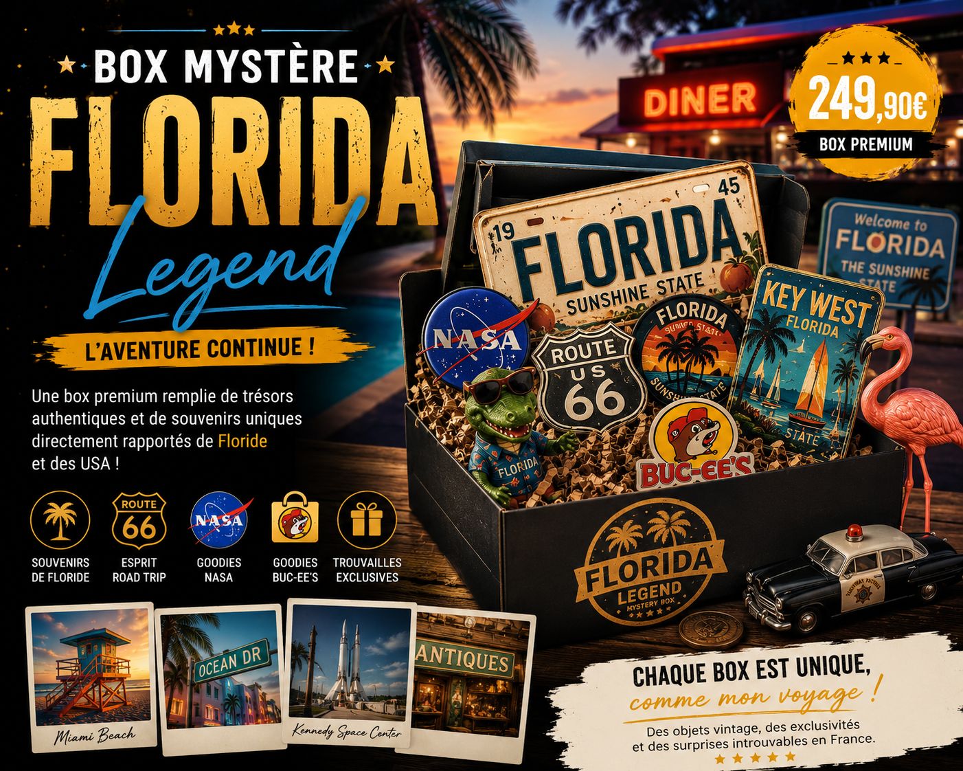 BOX MYSTÈRE LÉGENDE DE FLORIDE