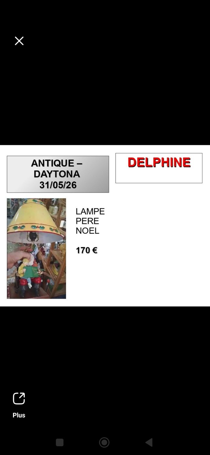 LAMPE DE NOËL ( DELPHINE)