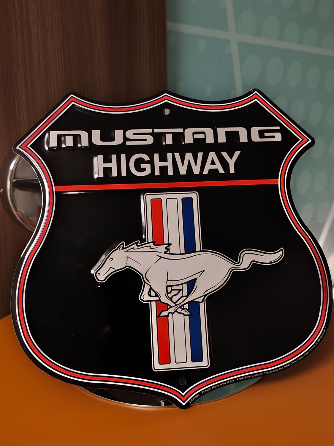 POUR ALEX PLAQUE MUSTANG