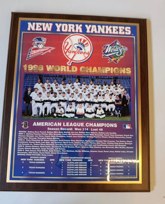 PLAQUE OFFICIELLE NEW YORK YANKEES