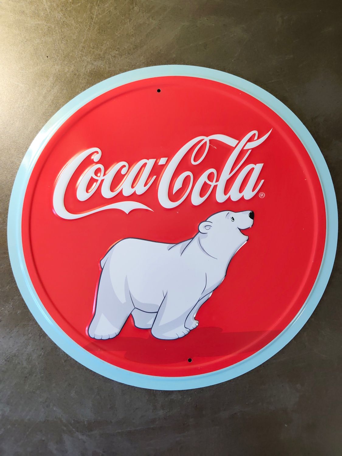 PLAQUE COCA-COLA POUR NADINE