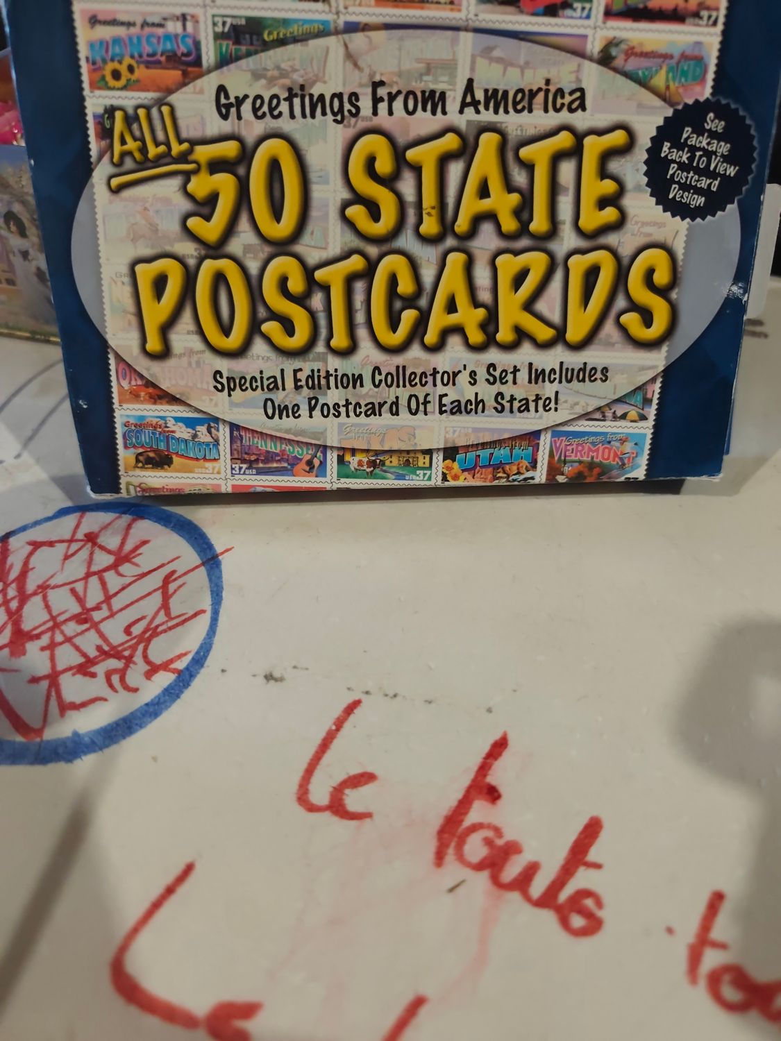 50 STATES POSCARDS DELPHINE