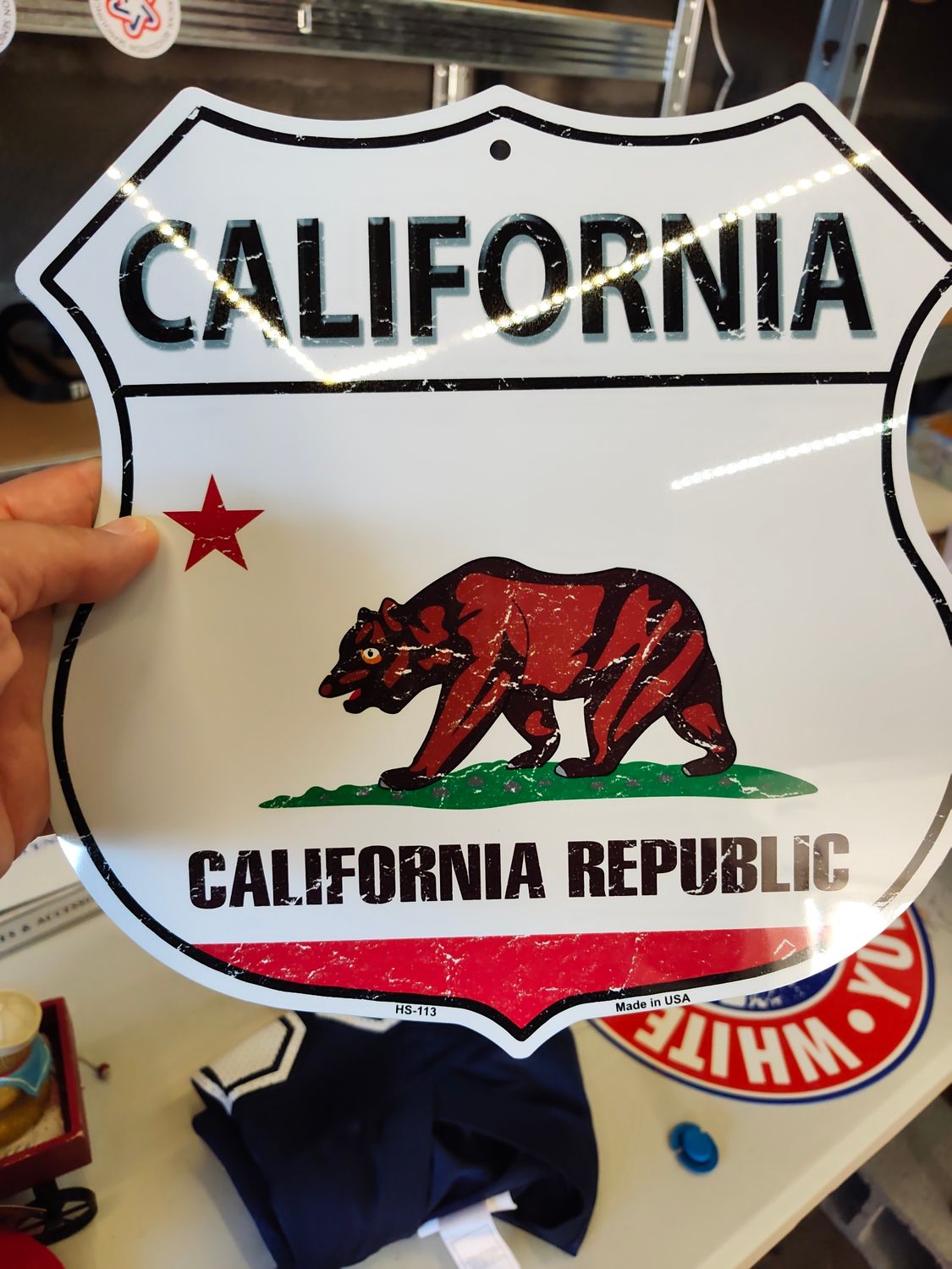 Plaque California pour Aurélie