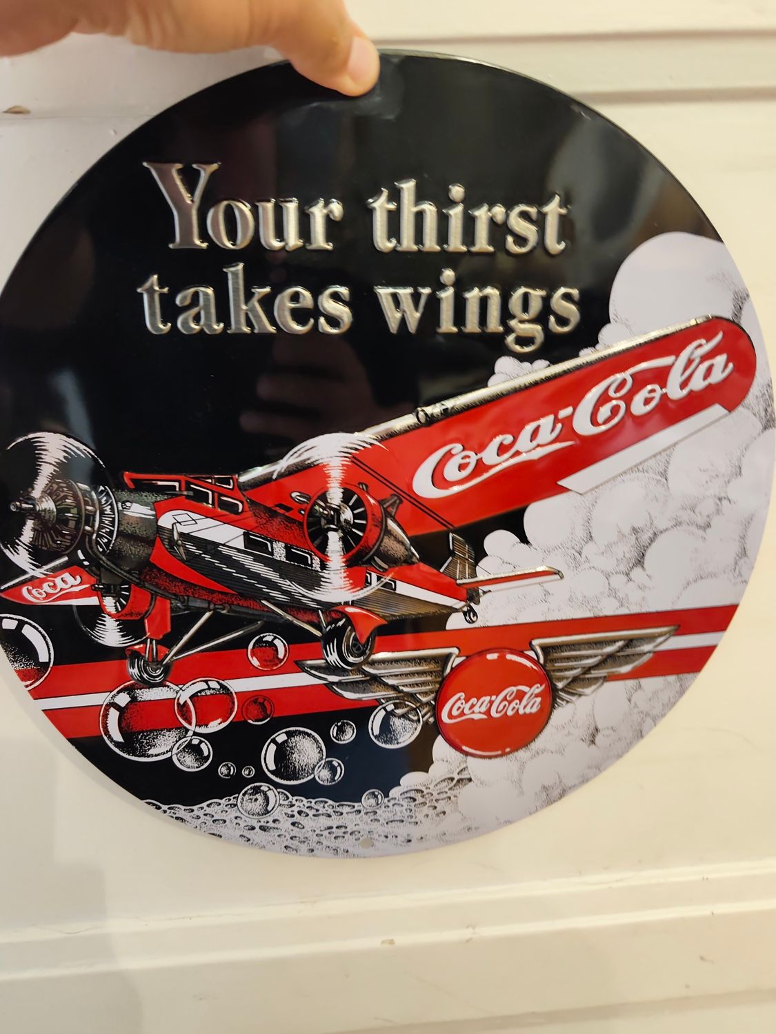 POUR AGNÈS P. PLAQUE COCA-COLA