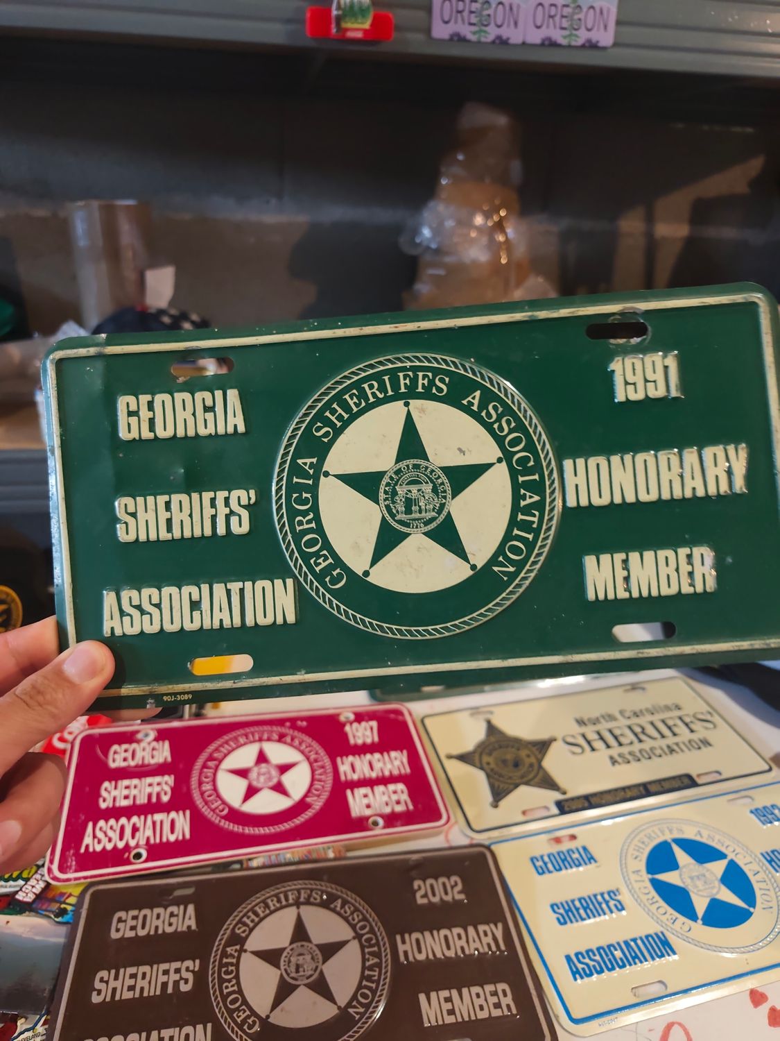 POUR CHLOÉ PLAQUE SHERIFF