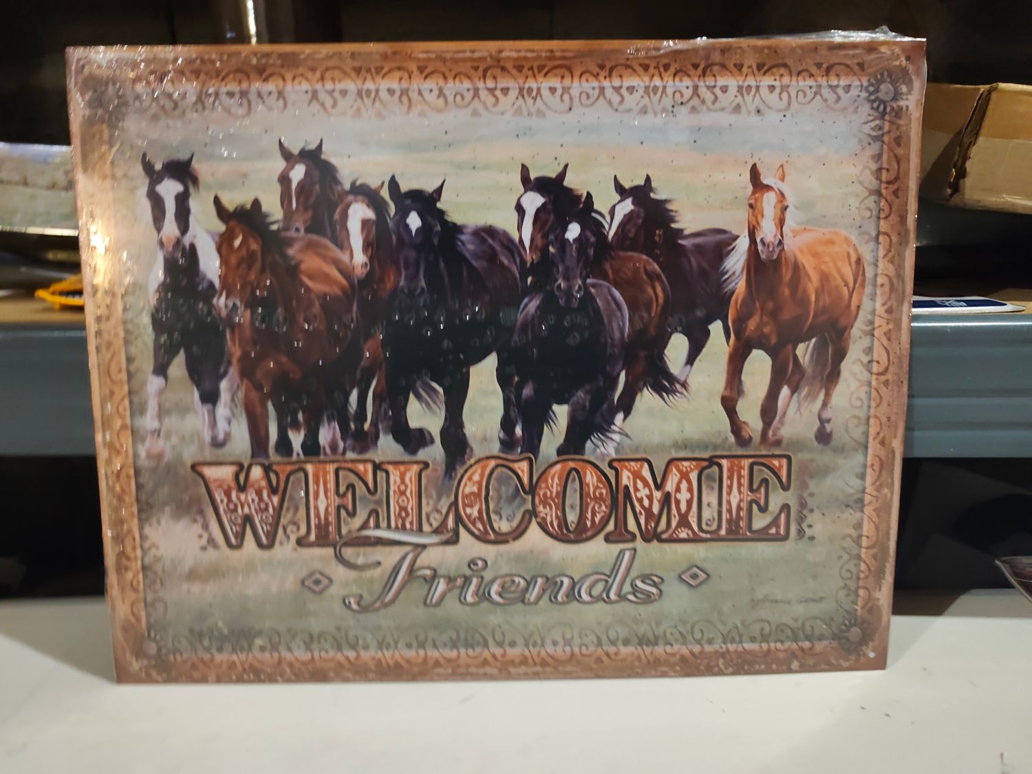 PLAQUE WELCOME 