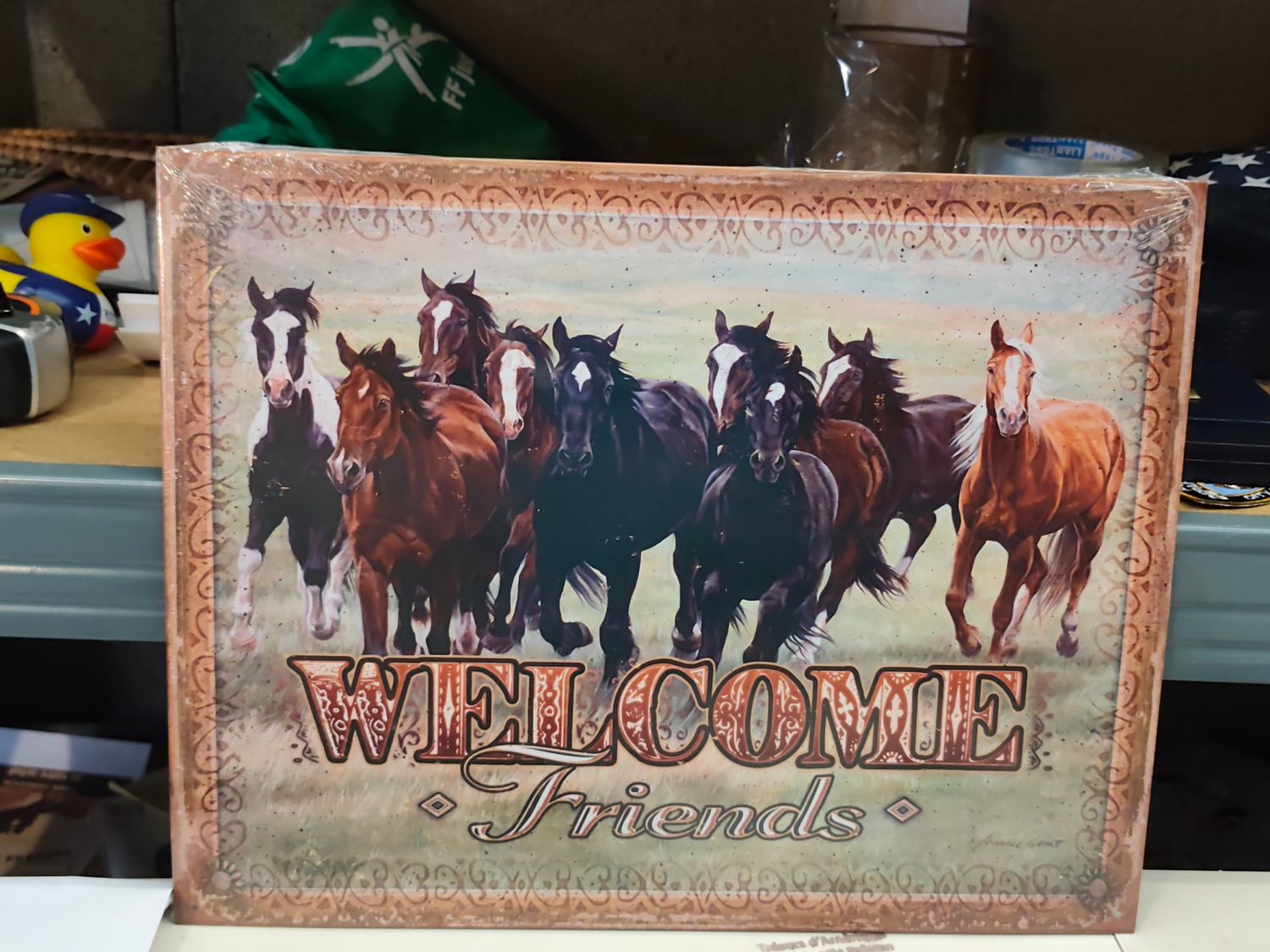 PLAQUE WELCOME