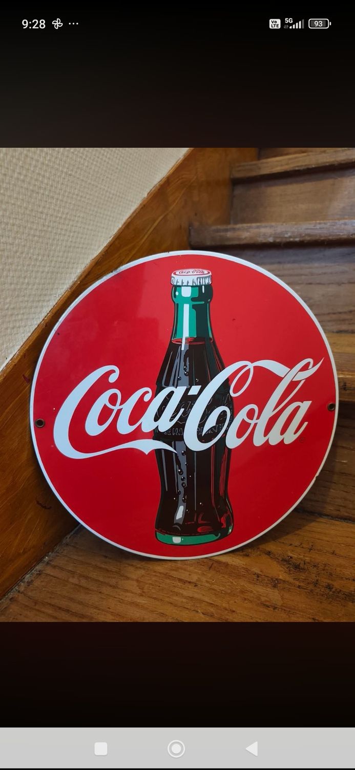 PLAQUE COCA COLA
