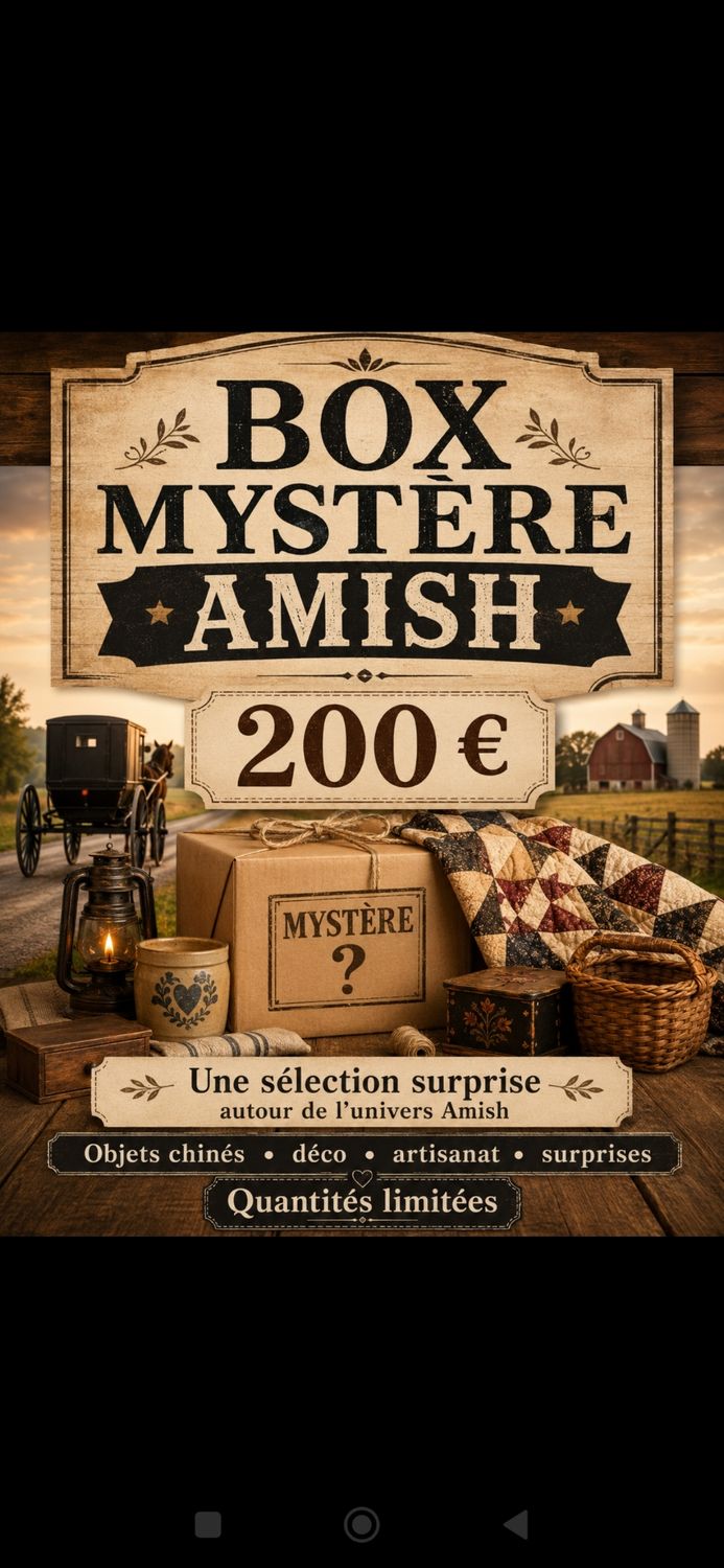 BOX MYSTÈRE AMISH POUR NATACHA