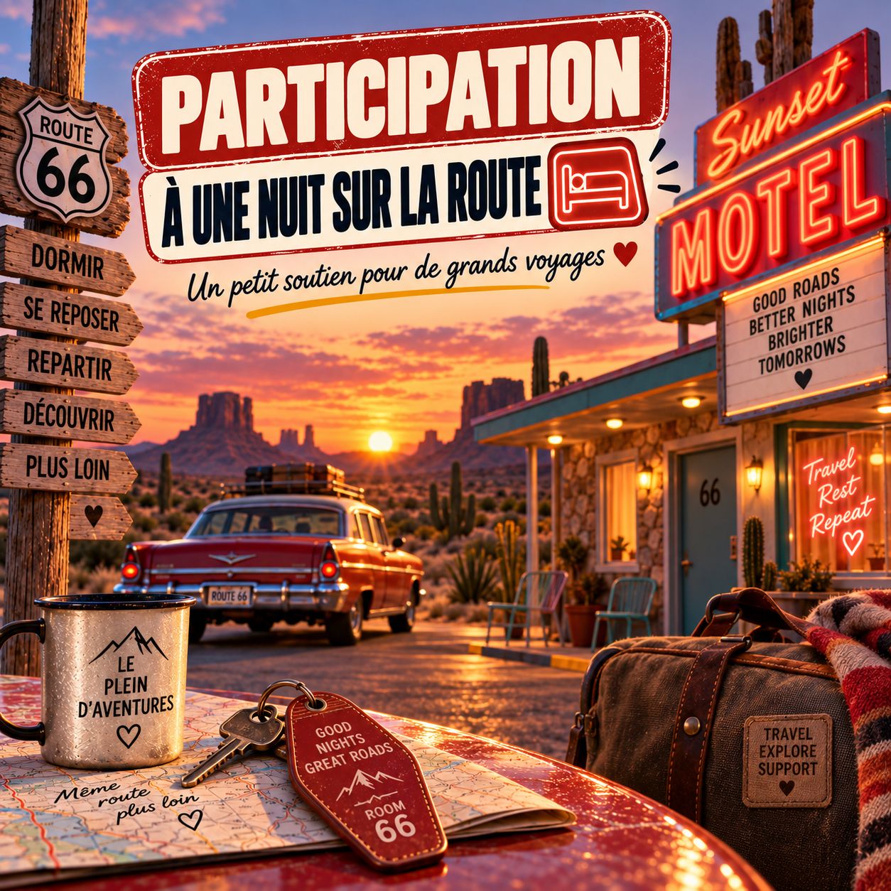 PARTICIPATION À UNE NUIT D'HÔTEL 