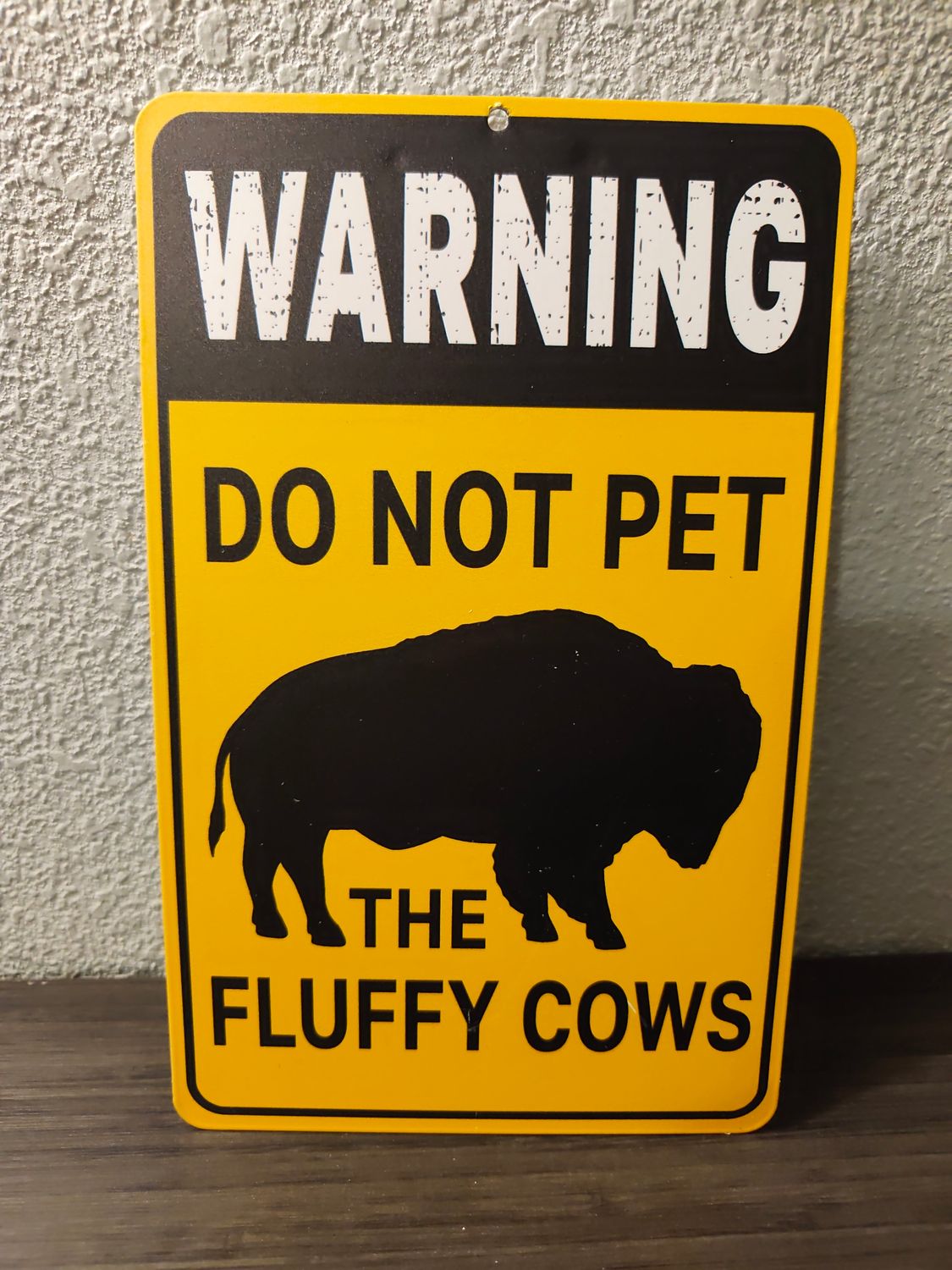 POUR FRED PLAQUE BISON