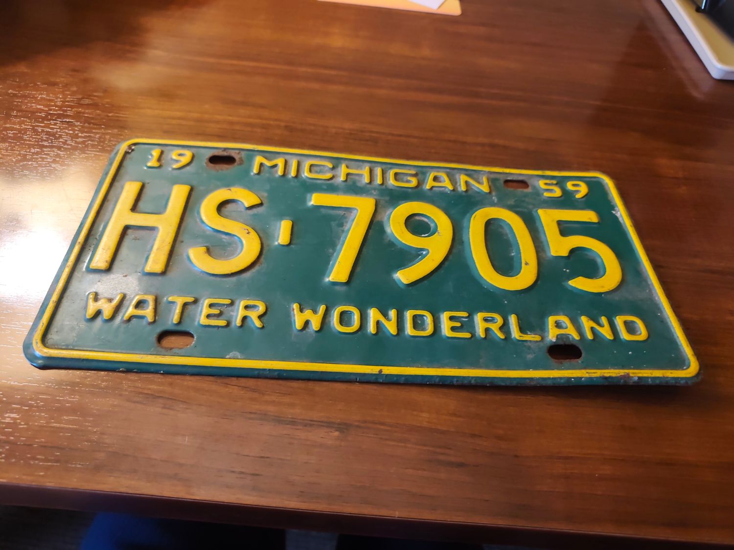 PLAQUE MICHIGAN POUR ÉMILIE