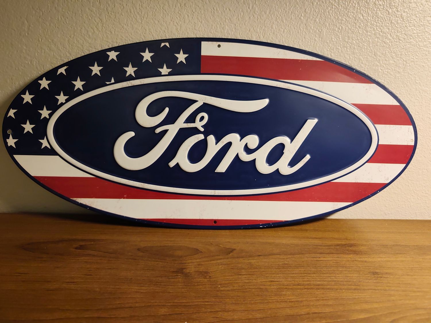 PLAQUE FORD ( DRAPEAU US)