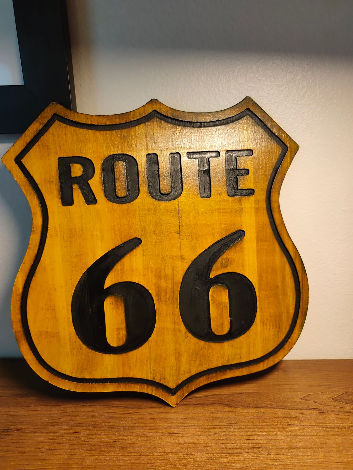 PLAQUE ROUTE 66 POUR JÉRÔME