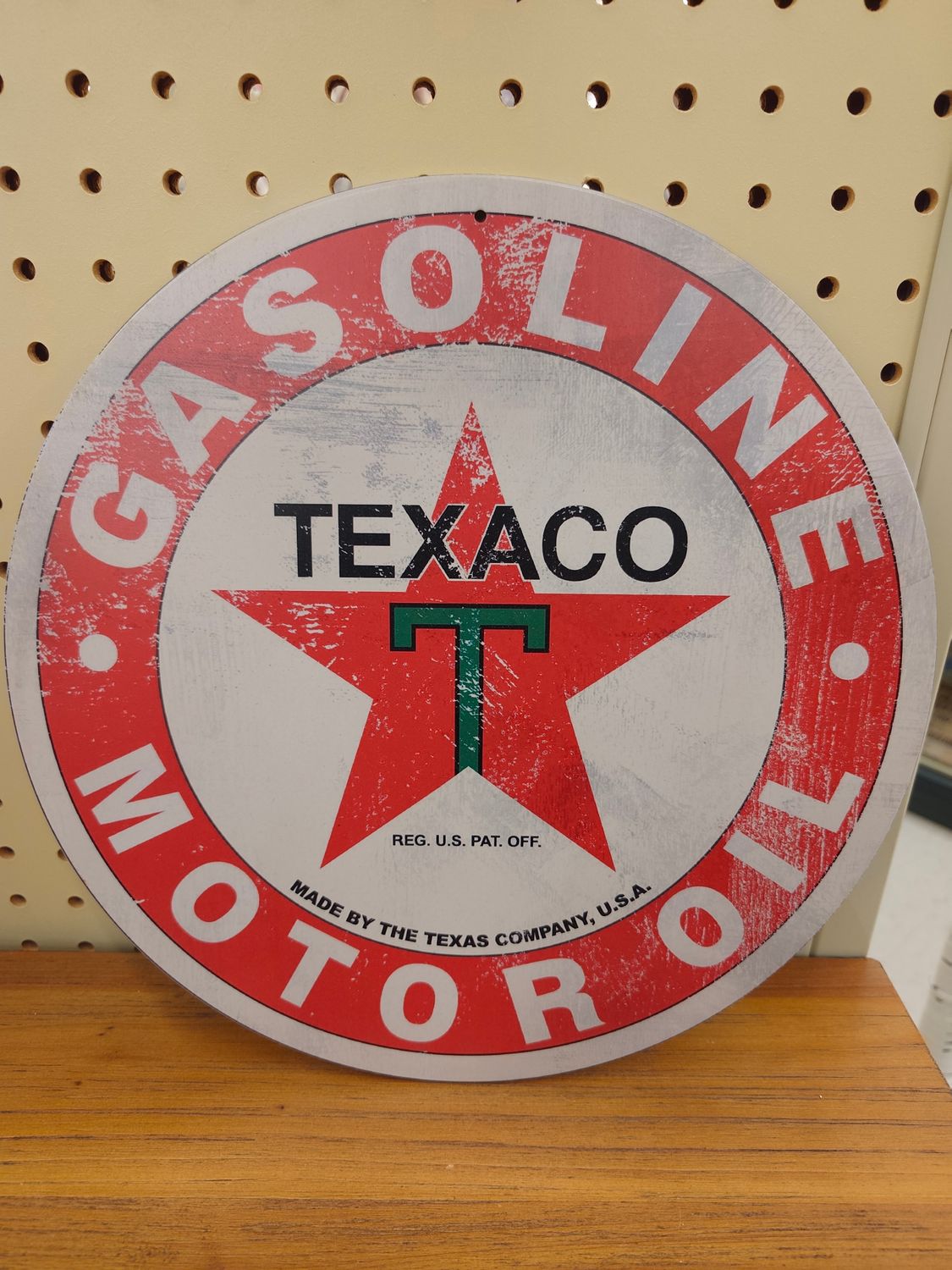 PLAQUE TEXACO