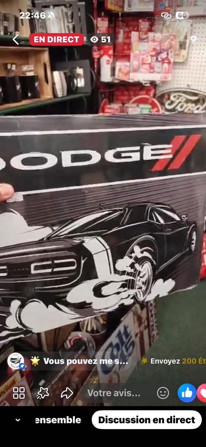 PLAQUE DODGE POUR PASCAL