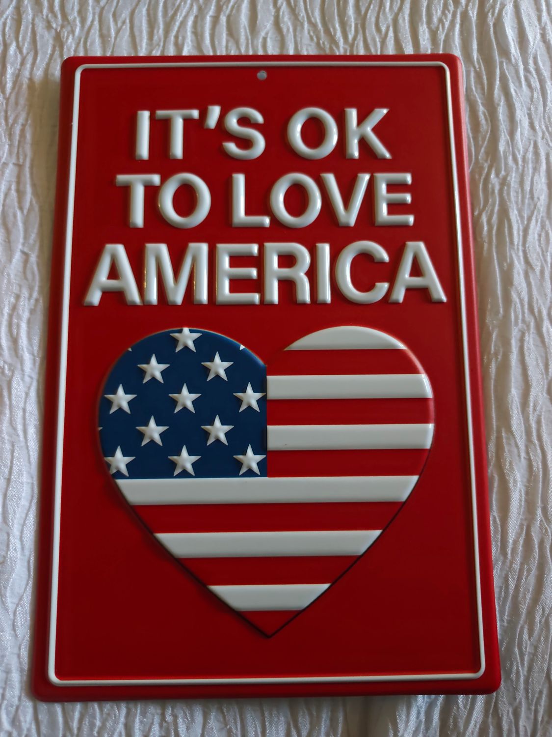 POUR SOPHIE PLAQUE LOVE AMERICA
