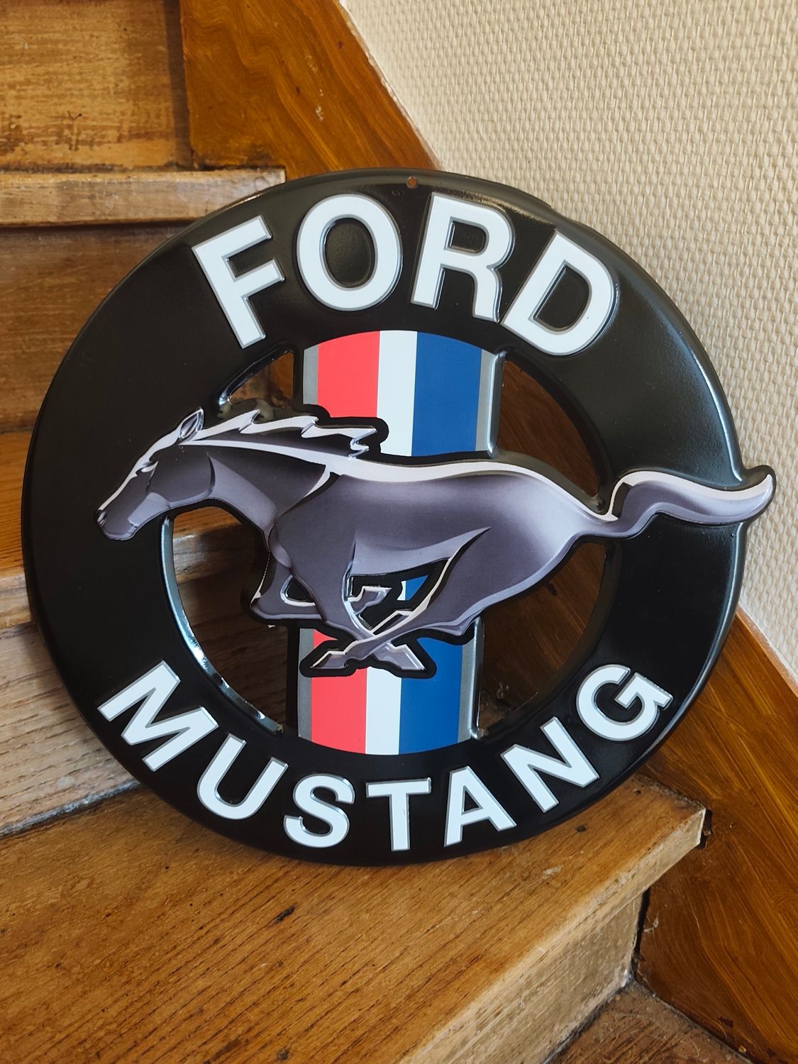 POUR CHRIS PLAQUE FORD MUSTANG