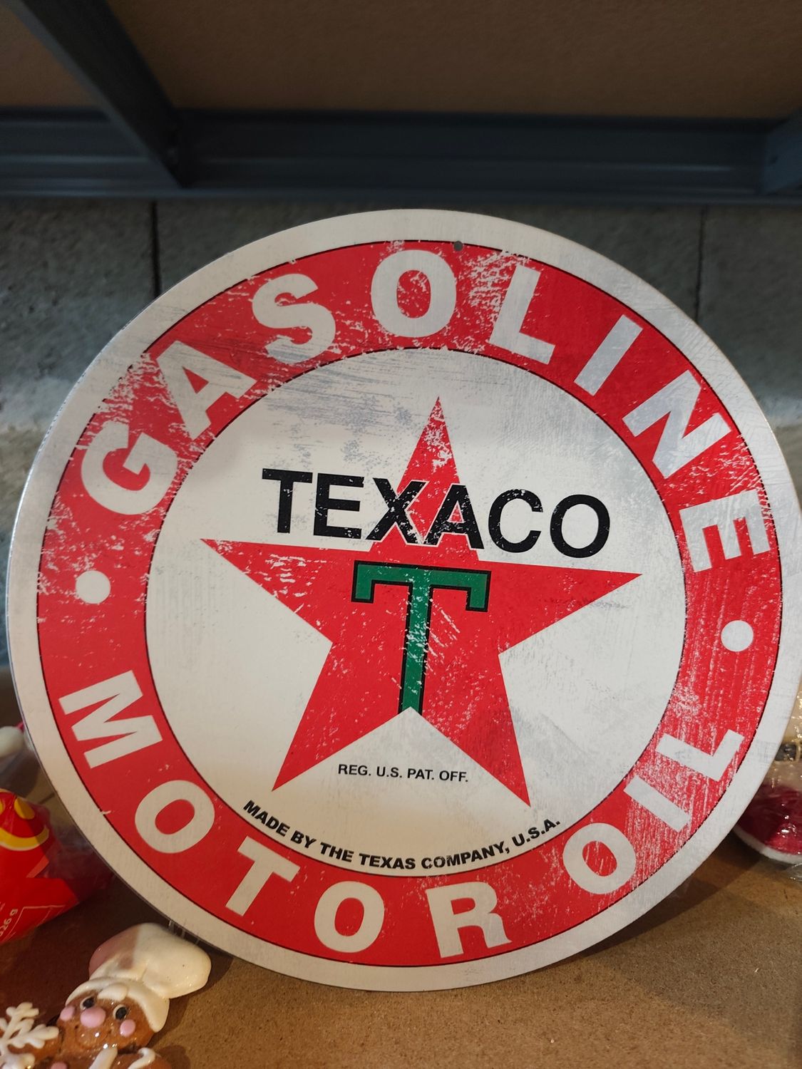 POUR CHRISTELLE PLAQUE TEXACO