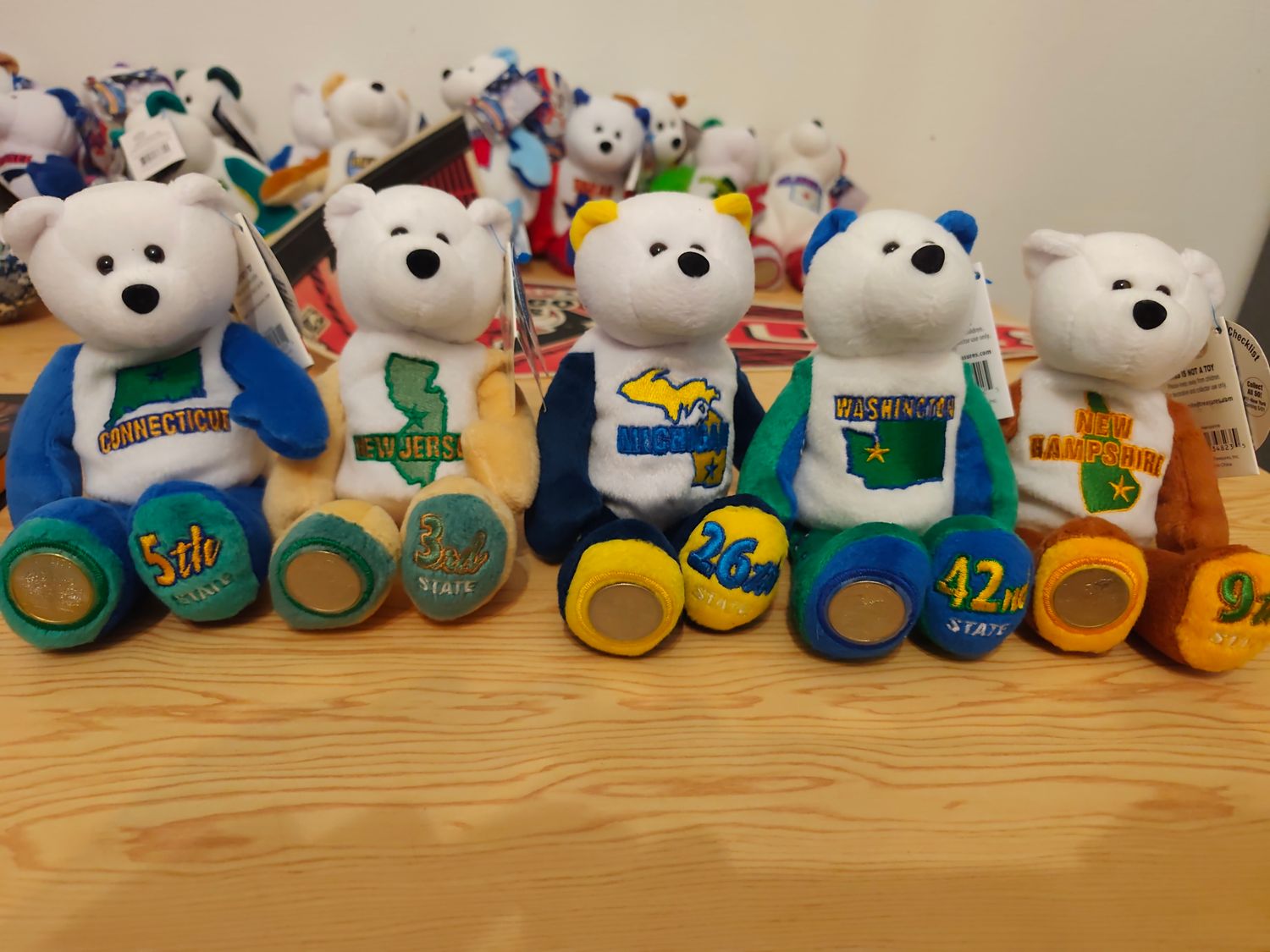5 OURSONS US POUR MARTINE