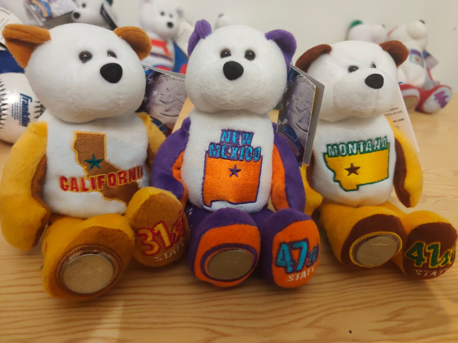POUR ISABELLE 3 PELUCHES