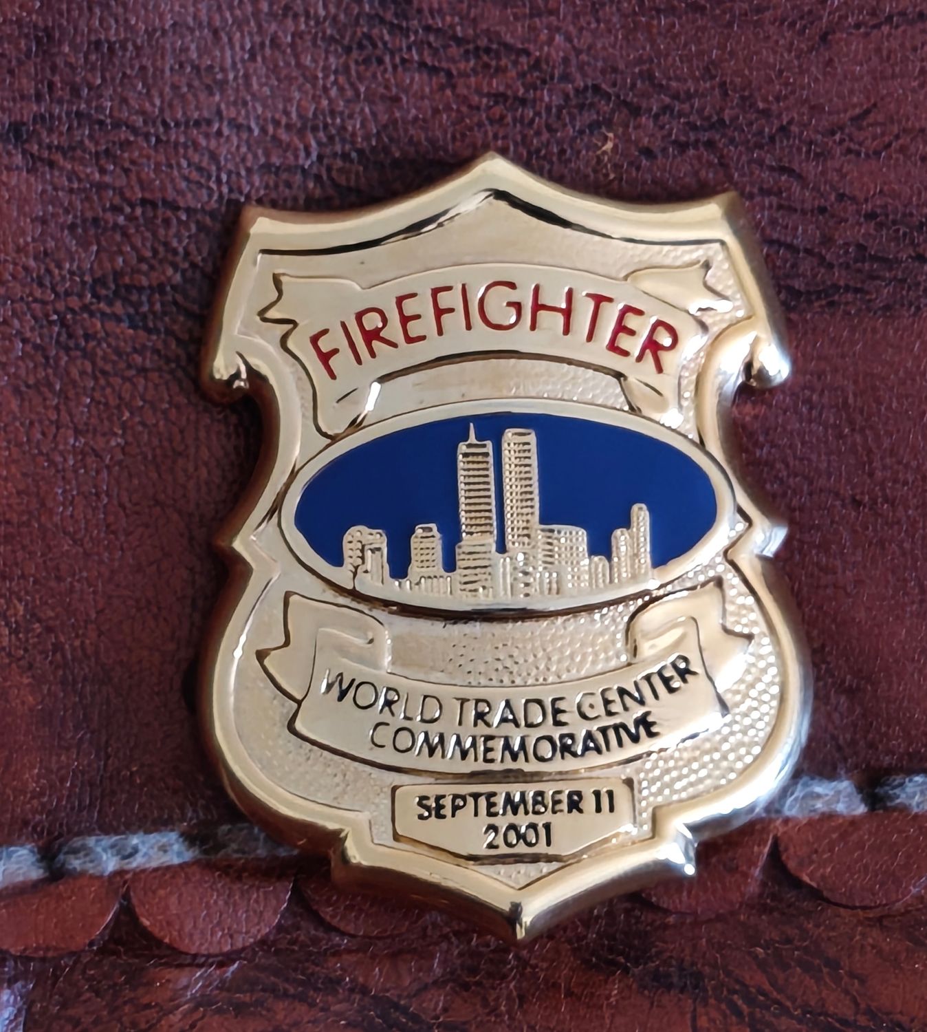 BADGE FIREFIGHTER POUR ERIC