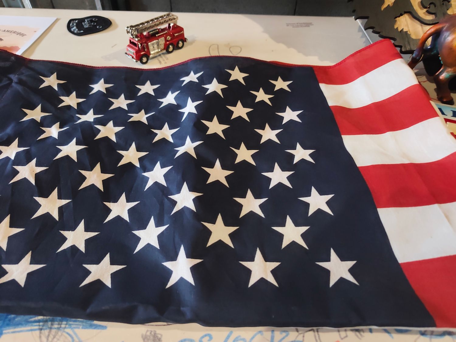 DRAPEAU USA POUR CHRISTOPHE