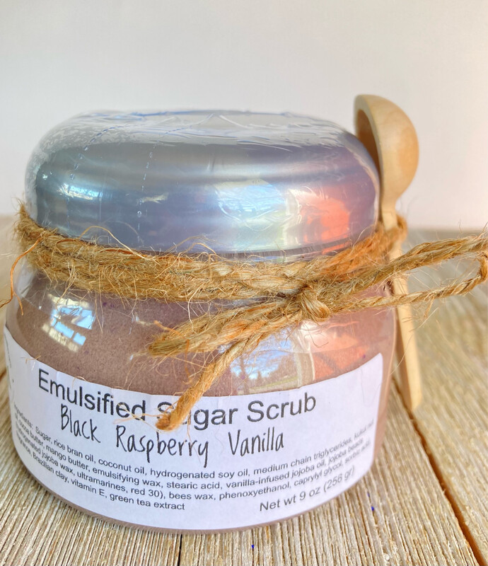 Black Raspberry Vanilla Emulsified Sugar Scrub