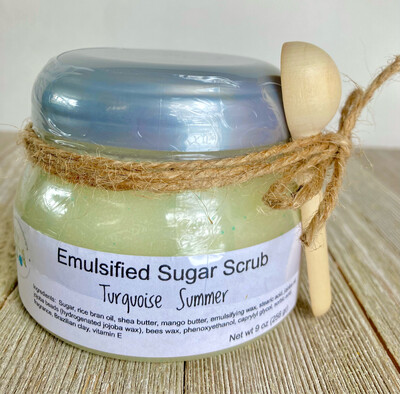 Turquoise Daydream Emulsified Sugar Scrub