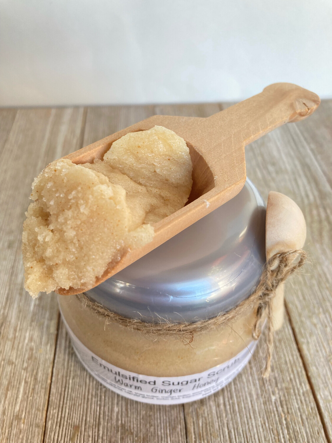 Warm Ginger Honey Emulsified Sugar Scrub