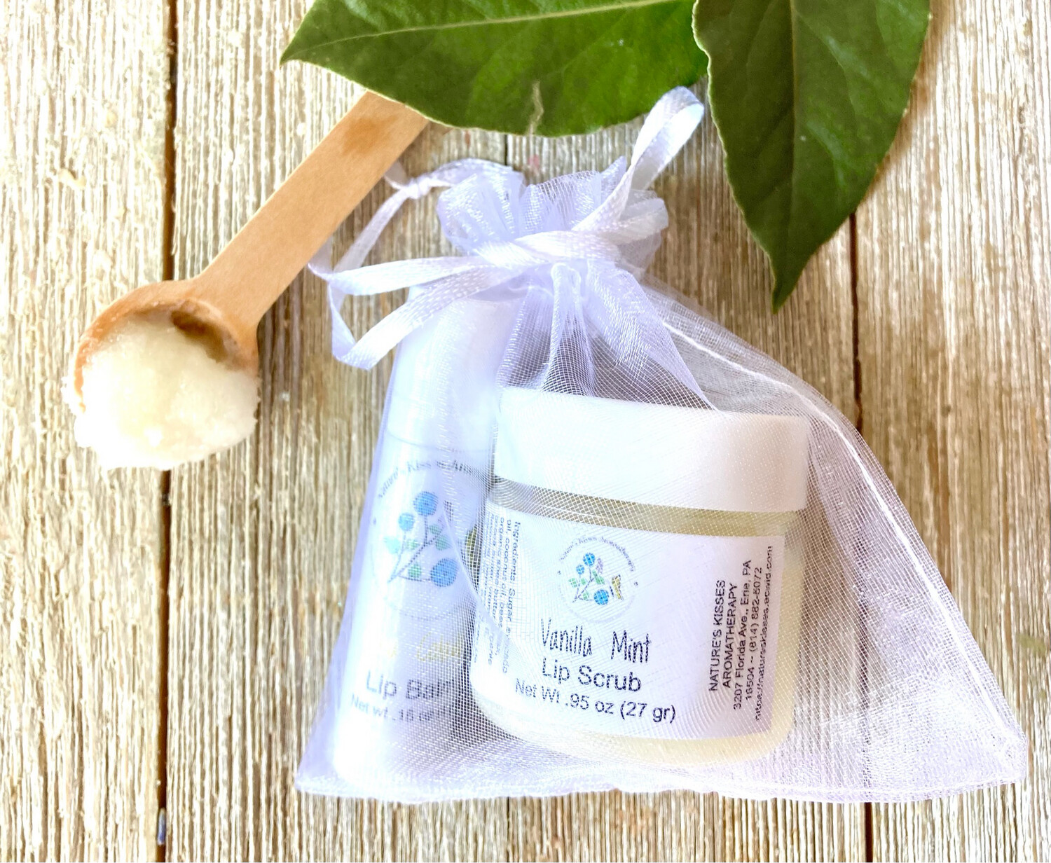 Lip Scrub &amp; Lip Balm Gift Bag