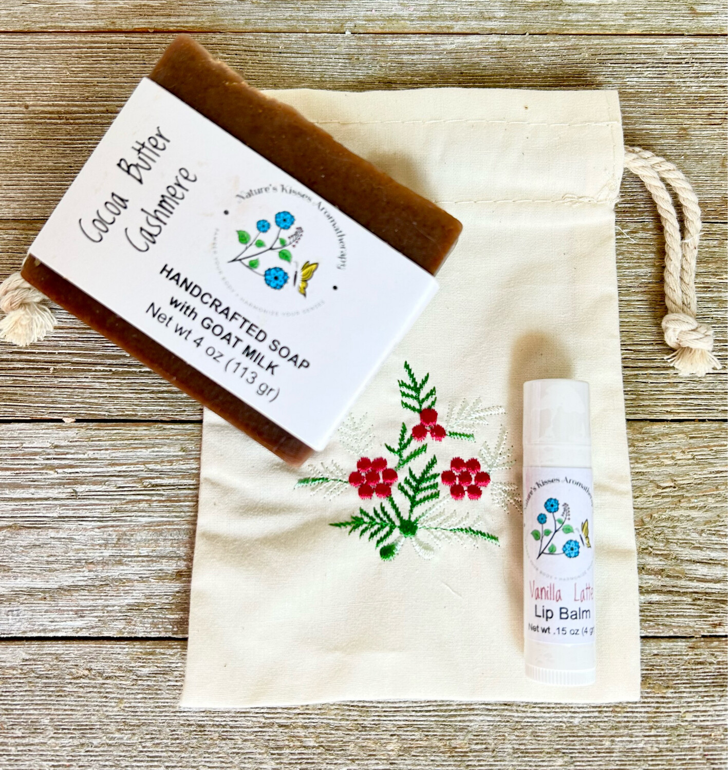 Soap &amp; Lip Balm Gift Bag Set