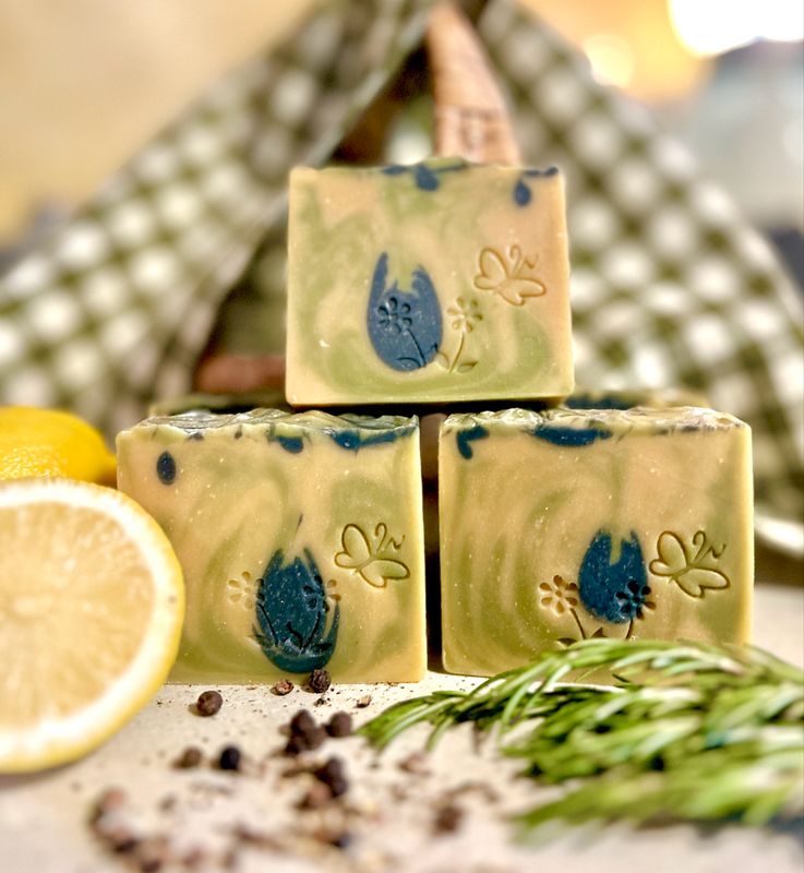 Rosemary, Lemon &amp; Black Pepper Soap
