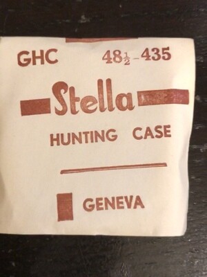 Stella GHC Hunting Case Crystal 43.5mm (size 48½) - New