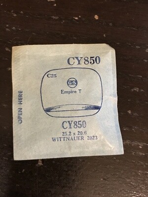 GS Fancy Crystal CY850 for WITTNAUER Empier T - 25.2 x 20.6 mm - New