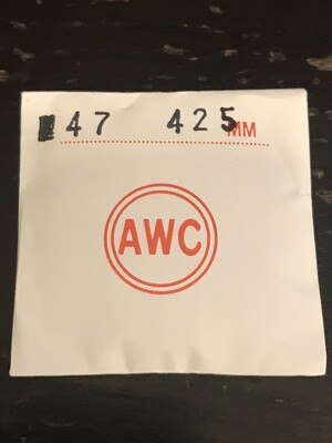 AWC 47 Pocket Watch Crystal 42.5mm - New
