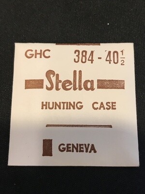 Stella GHC Hunting Case Crystal 38.4mm (size 40½) - New