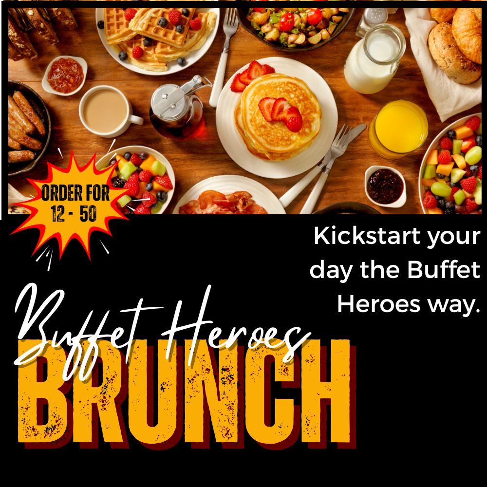 Brunch Buffet starts from £12 pp + Local Delivery
