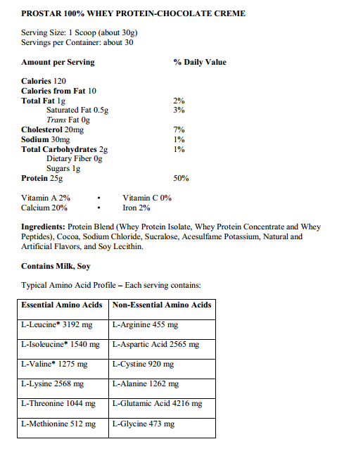 Ultimate Nutrition ProStar Whey 5.28lbs