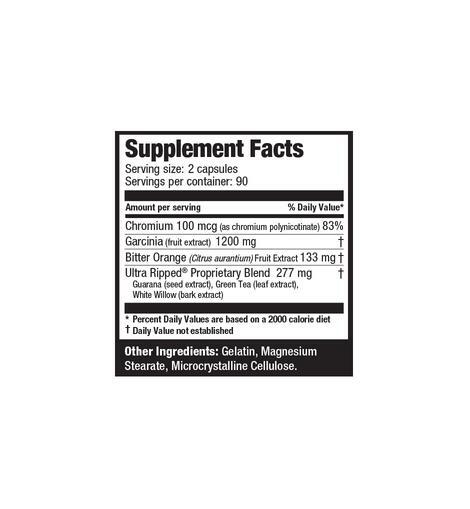 Ultimate Nutrition Ultra Ripped - 90 Capsules