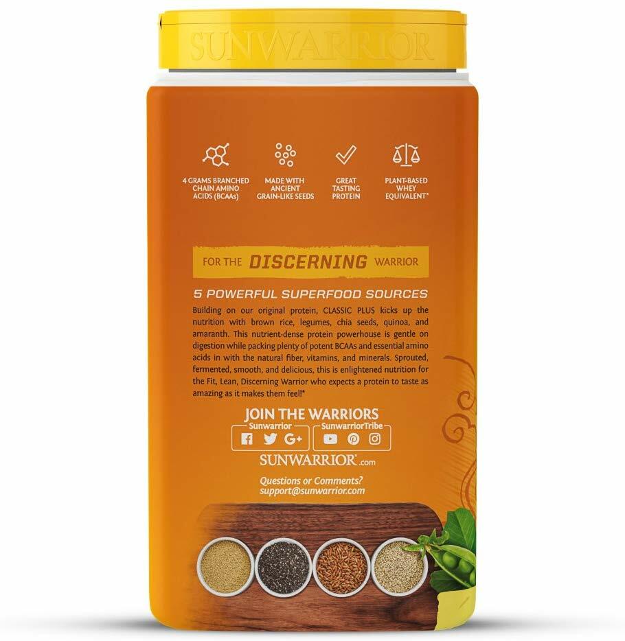 SunWarrior Organic Classic Plus Protein 375g