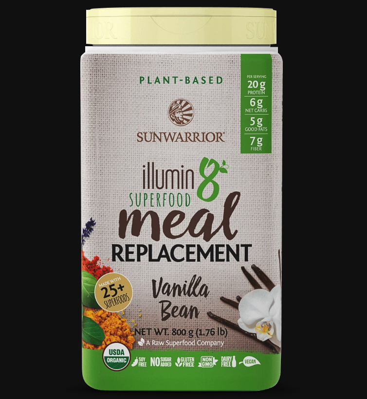 Sunwarrior Illumin8 Meal Replacement - 20 Servings 814784024455(base)