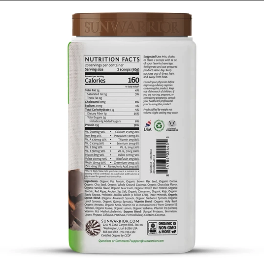 Sunwarrior Illumin8 Meal Replacement - 20 Servings
