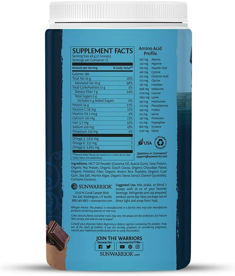 Sunwarrior Clean Keto Protein Peptides 750g