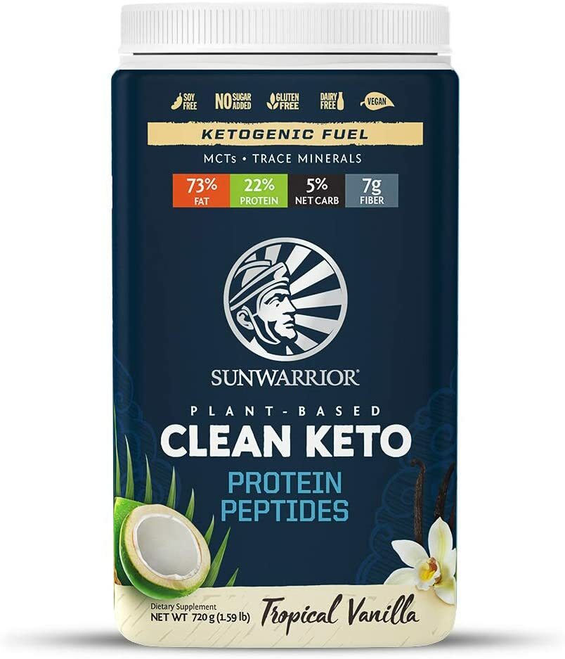 Sunwarrior Clean Keto Protein Peptides 750g 814784026886(base)