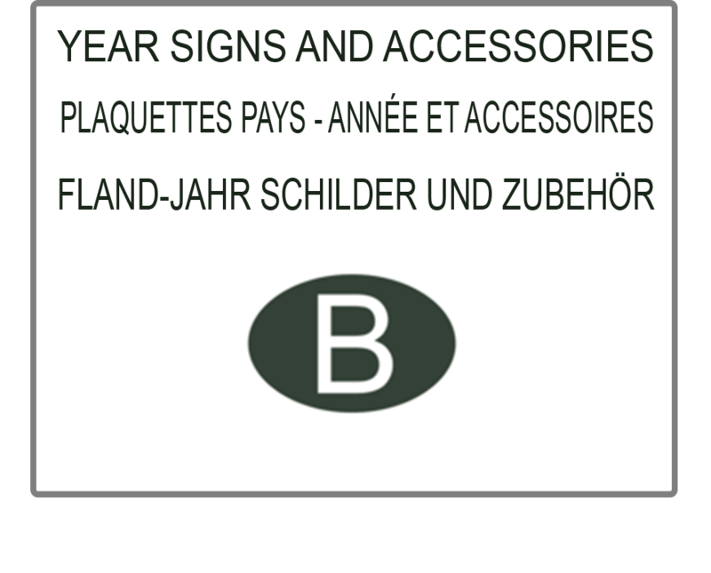 JAARPLAATJES EN TOEBEHOREN