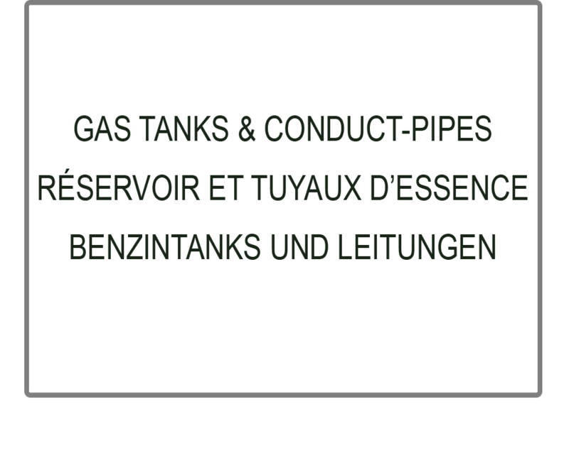 BENZINETANK EN LEIDINGEN