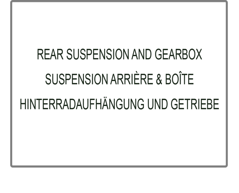 OPHANGING ACHTER EN VERSNELLINGSBAK